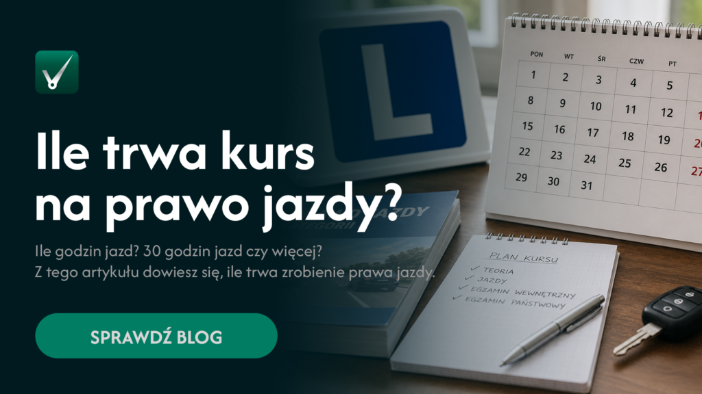 Ile trwa kurs na prawo jazdy Vroom szkoła jazdy Poznań
